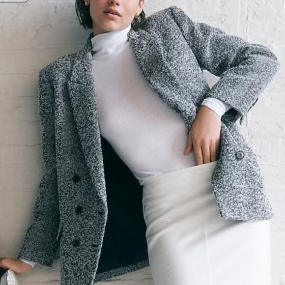 J. Crew Tissue Crepe Turtleneck in White Size Small - Picture 3 of 16